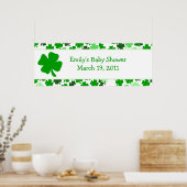 ST PATRICK'S DAY Baby Shower / Birthday Banner Poster (Küche)
