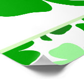 ST PATRICK'S DAY Baby Shower / Birthday Banner Poster (Ecke)