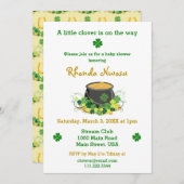 St. Patrick's Day Baby Shower Einladung (Vorne/Hinten)