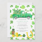 St. Patrick's Day Baby Shower Einladung (Vorderseite)