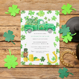 St. Patrick's Day Baby Shower Einladung
