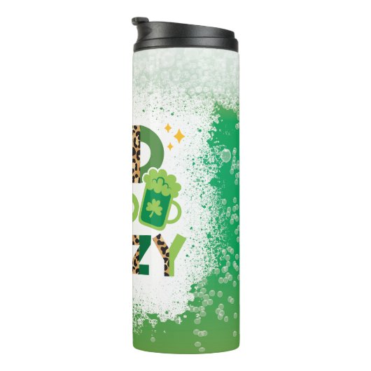 St Patrick's Day Bad and Boozy Thermosbecher (Nach rechts gedreht)