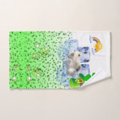 St. Patrick's Day Bad Handtuch Set Polar Bear (Handtuch)