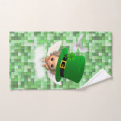 St. Patrick's Day Badetuch Set Angel (Handtuch)