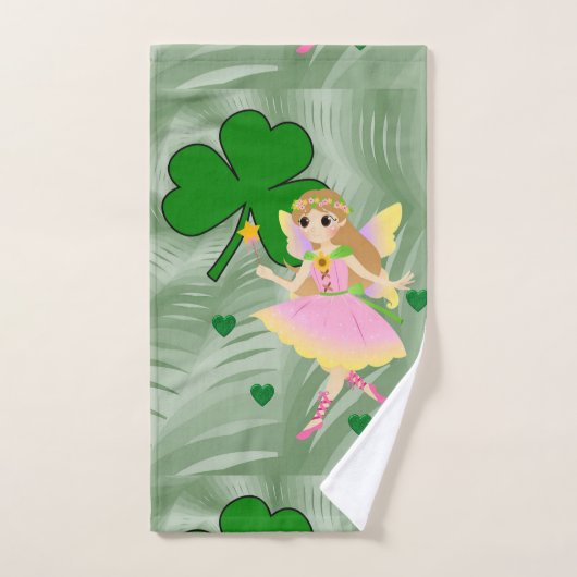 St. Patrick's Day Badetücher Sets Fairy (Handtuch)