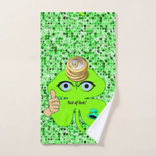 St. Patrick's Day Badetücher Sets Klee (Handtuch)