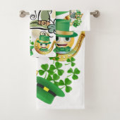 St. Patrick's Day Badewanne Handtuch Sets Horsesho (Insitu)