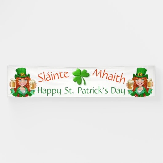 St. Patrick's Day Banner (Horizontal)