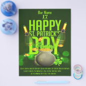 St. Patrick's Day Bar Event Flyer (Einzeln)