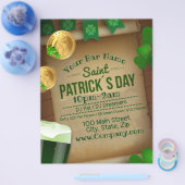 St Patrick's Day Bar Event Party Flyer (Einzeln)