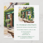 St. Patrick's Day Bar Pub Party Einladung (Vorne/Hinten)