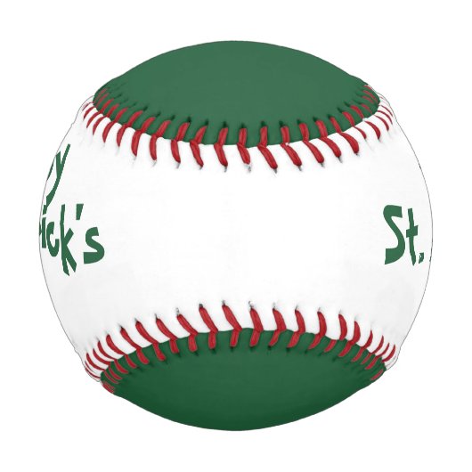 St. Patrick's Day Baseball von dalDesignNZ (Rückseite)