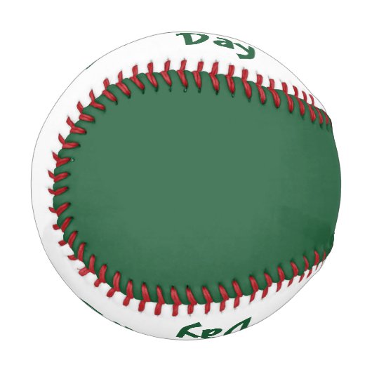 St. Patrick's Day Baseball von dalDesignNZ (Vorderseite Links)