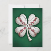 St. Patrick's Day Baseballkarte Feiertagskarte (Vorderseite)