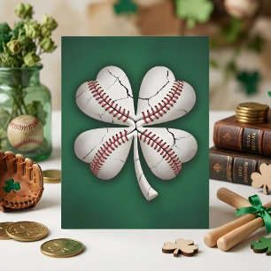 St. Patrick's Day Baseballkarte Feiertagskarte