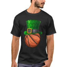 St Patrick's Day Basketball Leprechaun Kleeblatt