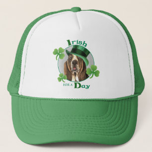 St. Patrick's Day Basset Truckerkappe