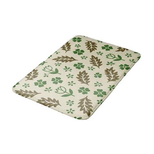 St. Patrick's Day Bathroom Mat Badematte (Schrägansicht)