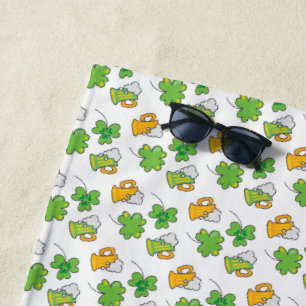 St. Patrick's Day Beach Handtuch