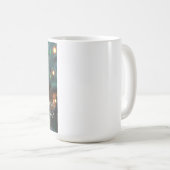 St Patrick's Day Beauty sitzt auf einem Fass Kaffeetasse (VorderseiteRechts)