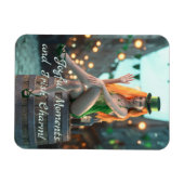 St Patrick's Day Beauty sitzt auf einem Fass Magnet (Horizontal)