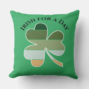 St. Patrick's Day Bedressed Lucky Irish Kleeblatt Kissen