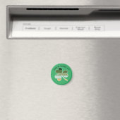 St. Patrick's Day Bedressed Lucky Irish Kleeblatt Magnet (In Situ (Geschirrspüler))