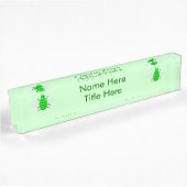 St. Patricks Day Bee Custom Namensplakette