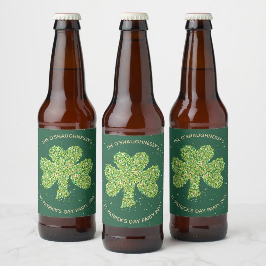 St. Patrick's Day Beer Bottle Labels - Anpassen Bierflaschenetikett (Flaschen)