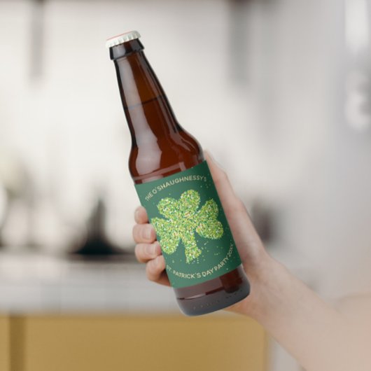St. Patrick's Day Beer Bottle Labels - Anpassen Bierflaschenetikett