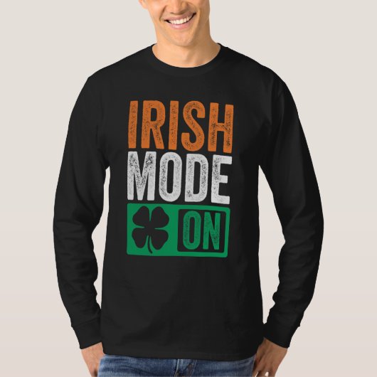 St Patrick's Day Beer Drinking Ireland Irish Mode T-Shirt (Vorderseite)