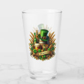 St Patrick's Day Beer Elements Glas (Rückseite)
