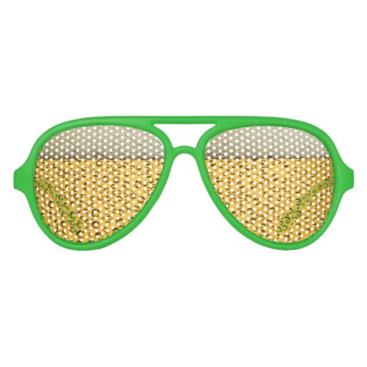 St Patricks Day Beer Goggles Partybrille (Vorderseite)