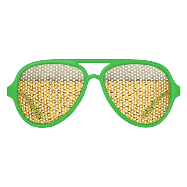 St Patricks Day Beer Goggles Partybrille (Vorderseite)