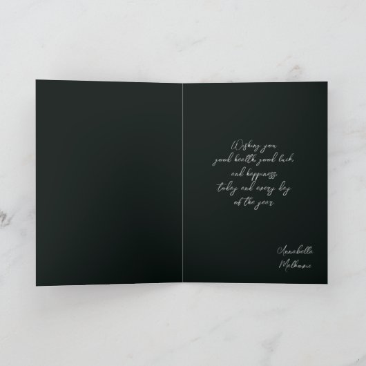 St. Patrick's Day Beer Illustration und viel Glück Karte (Innenseite)