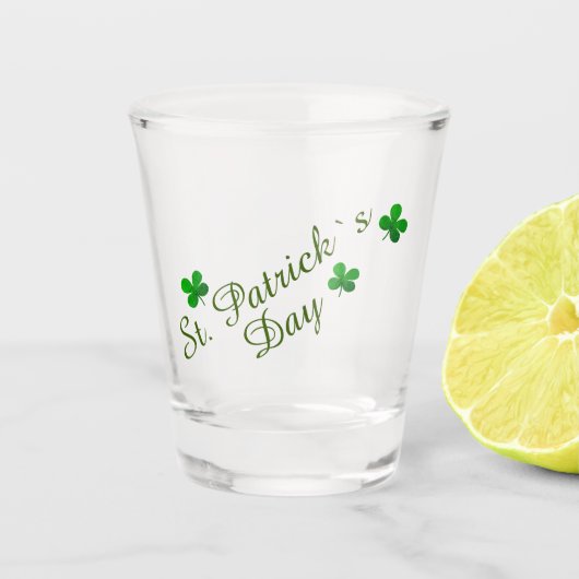 St Patrick's Day Beer Schnapsglas (Vorderseite)
