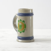 St Patrick's Day Beer Stein Bierglas (Vorderseite Links)