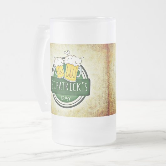 St. Patrick's Day Beer Tasse (Vorderseite Links)