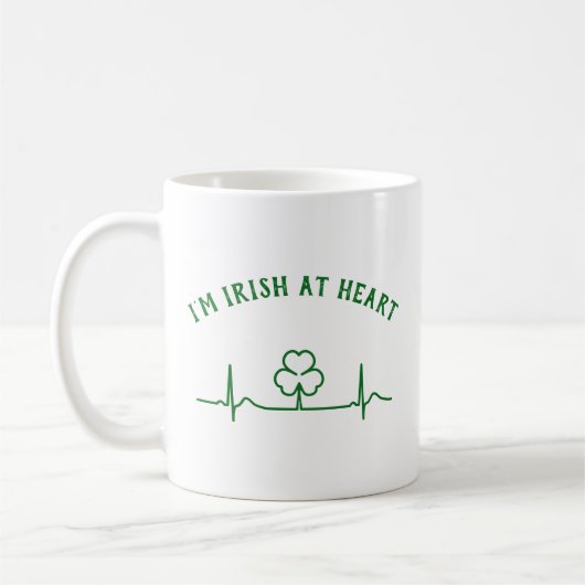 St Patricks Day Beer Tasse | Kleeblatt und Benutze (Links)