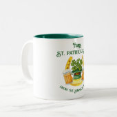 St. Patrick's Day Beer Tasse und Lucky Horseshoe (Vorderseite Links)