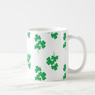 St. Patrick's Day benutzerdefinierter Shamrock-Bec Kaffeetasse