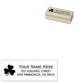 St. Patrick's Day Benutzername & Adresse Shamrock Gummistempel (Stempel)