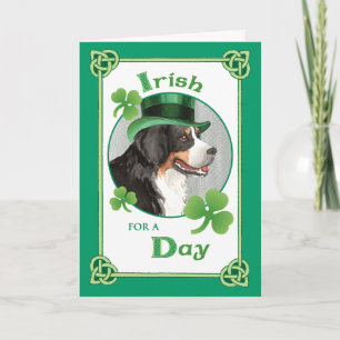 St. Patrick's Day Berner Karte