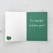 St. Patrick's Day Bernese Mountain Dog Karte (Innenseite)