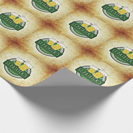 St. Patrick's Day Bers Geschenkpapier (Ecke)