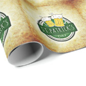 St. Patrick's Day Bers Geschenkpapier (Rolleneckpunkt)