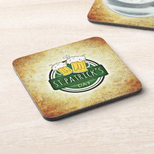 St. Patrick's Day Bers Getränkeuntersetzer (Linke Seite)