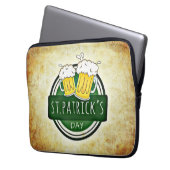 St. Patrick's Day Bers Laptopschutzhülle (Vorderseite Links)