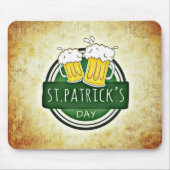 St. Patrick's Day Bers Mousepad (Vorne)