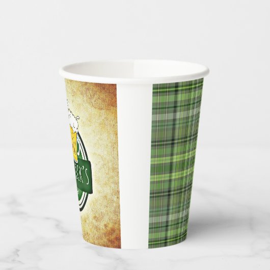 St. Patrick's Day Bers Pappbecher (Links)